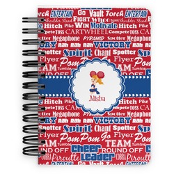 Cheerleader Spiral Notebook - 5x7 w/ Name or Text