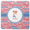 Cheerleader Square Rubber Backed Coaster (Personalized)