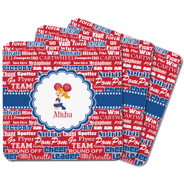 Cheerleader Square Fridge Magnet - MAIN