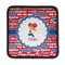 Cheerleader Iron On Square Patch w/ Name or Text