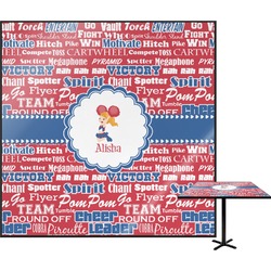 Cheerleader Square Table Top - 24" (Personalized)