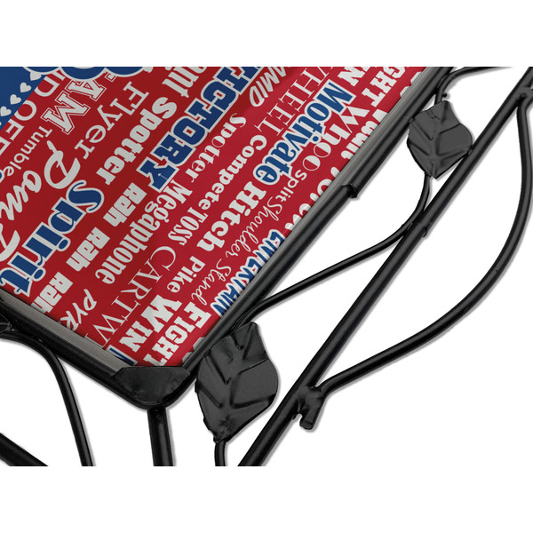 Cheerleader Square Trivet - Detail