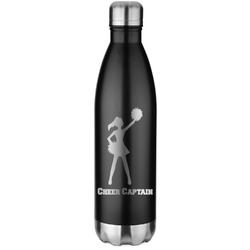 Cheerleader Water Bottle - 26 oz. Stainless Steel - Laser Engraved (Personalized)