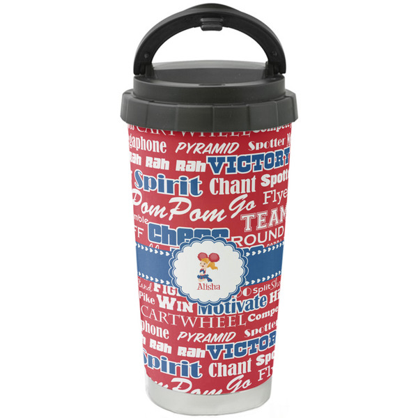 Custom Cheerleader Stainless Steel Coffee Tumbler (Personalized)