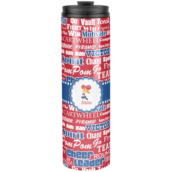Custom Cheerleader Stainless Steel Skinny Tumbler - 20 oz (Personalized)