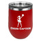 Cheerleader Stainless Wine Tumblers - Red - Single Sided - Front