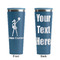 Cheerleader Steel Blue RTIC Everyday Tumbler - 28 oz. - Front and Back