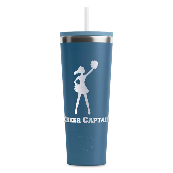 Custom Cheerleader RTIC Everyday Tumbler with Straw - 28oz (Personalized)