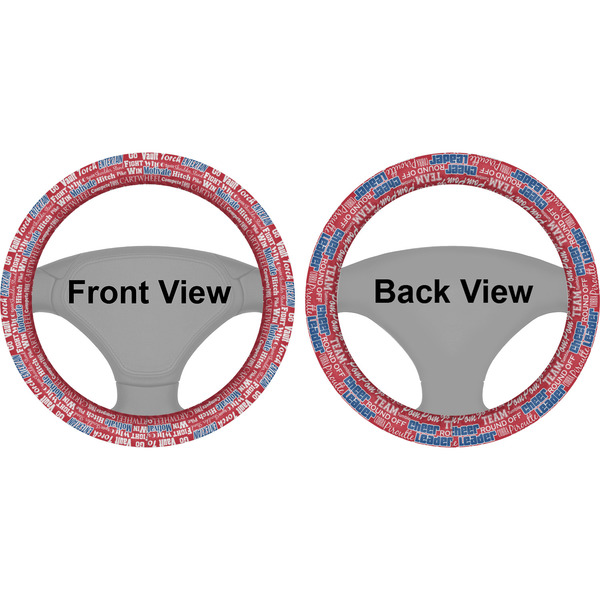 Cheerleader Steering Wheel Cover- Front and Back