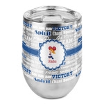 Cheerleader Stemless Wine Tumbler - Full Print (Personalized)