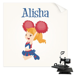 Cheerleader Sublimation Transfer - Youth / Women (Personalized)