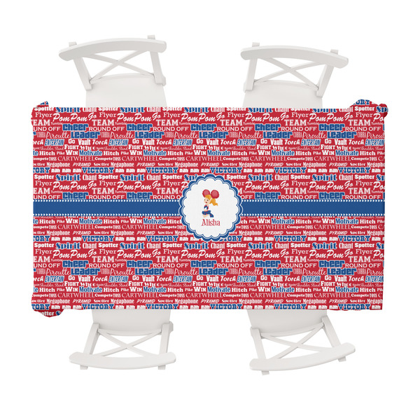 Custom Cheerleader Tablecloth - 58"x102" (Personalized)