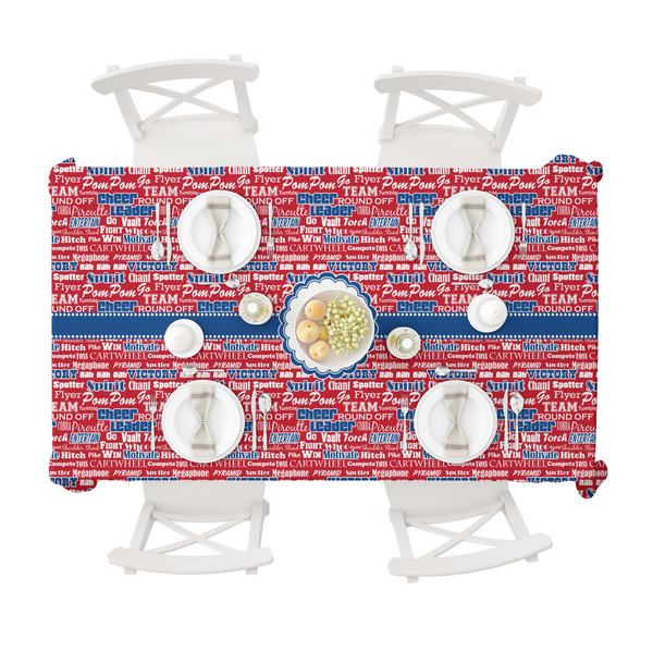 Cheerleader Tablecloths (58"x102") - TOP VIEW