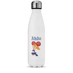 Cheerleader Water Bottle - 17 oz. - Stainless Steel - Full Color Printing (Personalized)