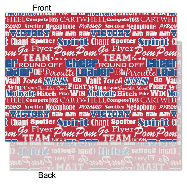 Cheerleader Tissue Paper - Heavyweight - Medium - Front & Back
