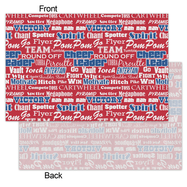 Cheerleader Tissue Paper - Lightweight - Small - Front & Back