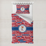 Cheerleader Toddler Bedding Set - With Pillowcase (Personalized)