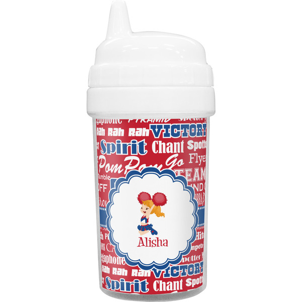 Custom Cheerleader Sippy Cup (Personalized)