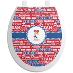 Cheerleader Toilet Seat Decal (Personalized)
