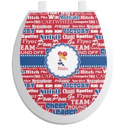 Cheerleader Toilet Seat Decal (Personalized)