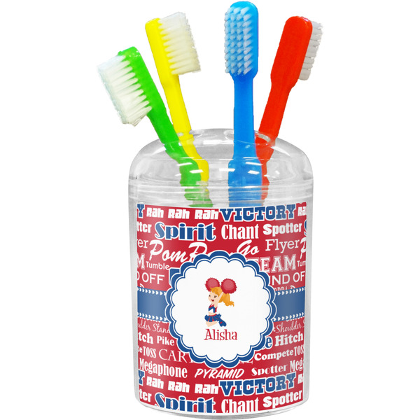 Custom Cheerleader Toothbrush Holder (Personalized)