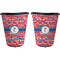 Cheerleader Trash Can Black - Front and Back - Apvl
