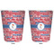 Cheerleader Trash Can White - Front and Back - Apvl