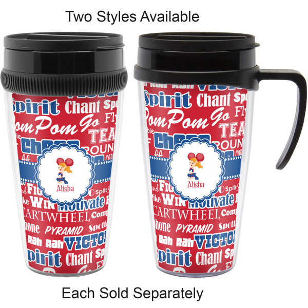 Cheerleader Travel Mugs - with & without Handle