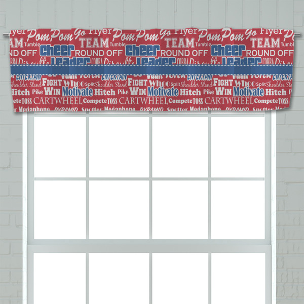 Cheerleader Valance - Closeup on window