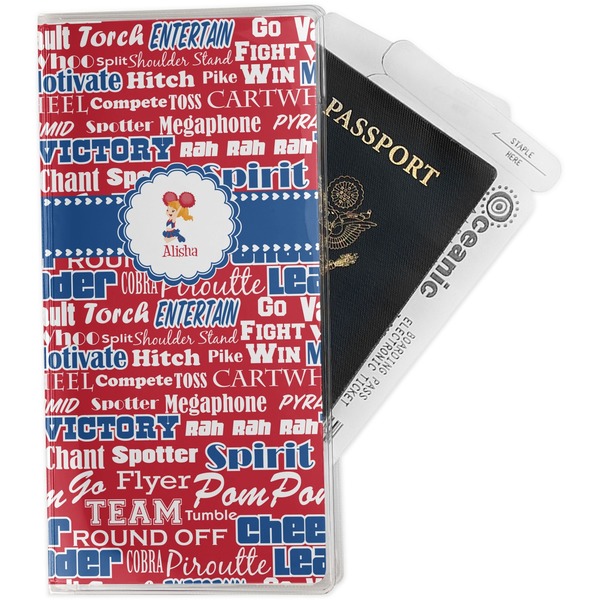 Custom Cheerleader Travel Document Holder