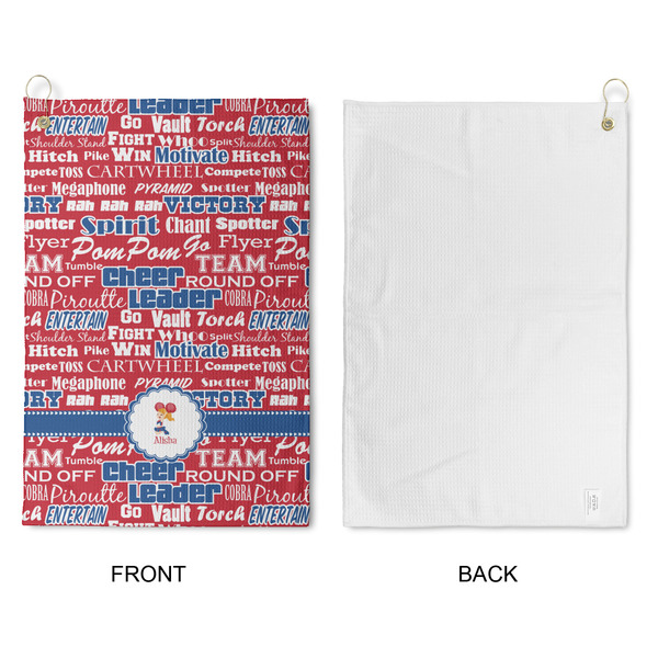 Cheerleader Waffle Weave Golf Towel - Approval