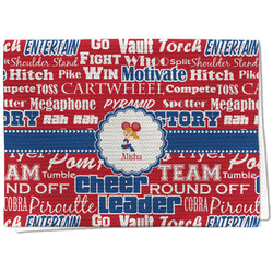 Cheerleader Kitchen Towel - Waffle Weave - Full Color Print (Personalized)