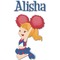 Cheerleader Wall Graphic Decal
