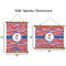 Cheerleader Wall Hanging Tapestries - Parent/Sizing