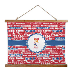 Cheerleader Wall Hanging Tapestry - Wide (Personalized)