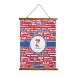 Cheerleader Wall Hanging Tapestry - Tall (Personalized)