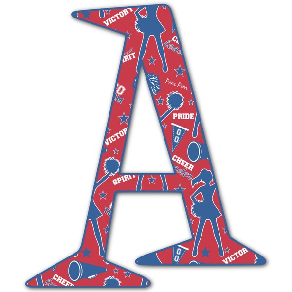 Custom Cheerleader Letter Decal - Large (Personalized)