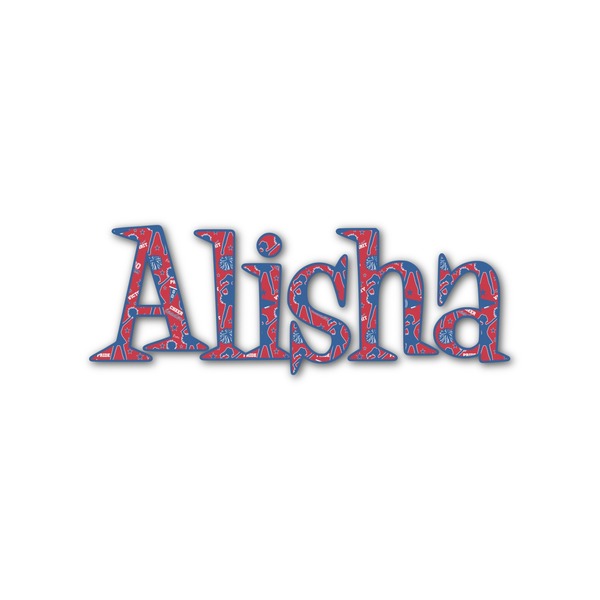 Custom Cheerleader Name/Text Decal - Large (Personalized)