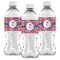Cheerleader Water Bottle Labels - Front View