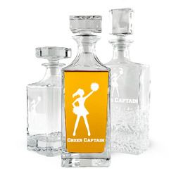 Cheerleader Whiskey Decanter (Personalized)