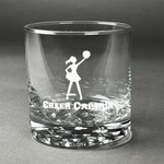 Cheerleader Whiskey Glass (Single) (Personalized)