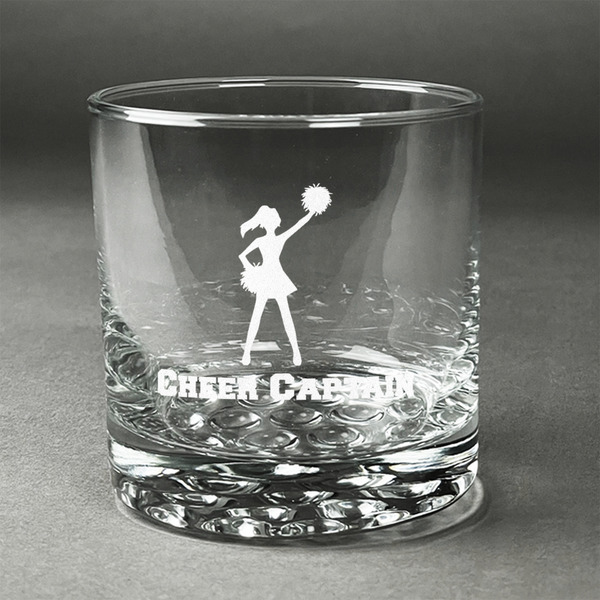 Custom Cheerleader Whiskey Glass - Engraved (Personalized)