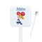 Cheerleader Square Plastic Stir Sticks (Personalized)