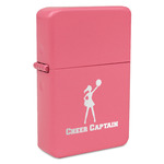 Cheerleader Windproof Lighter - Pink - Single Sided (Personalized)