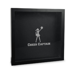 Cheerleader Wine Cork Shadow Box - 12in x 12in (Personalized)