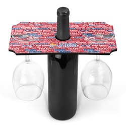 Cheerleader Wine Bottle & Glass Holder (Personalized)