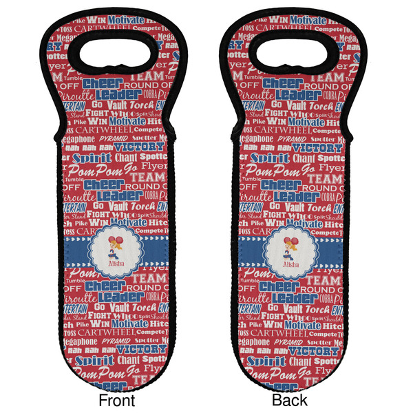 Cheerleader Wine Tote Front & Back