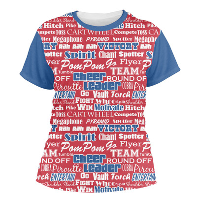 Cheerleader Women's Crew T-Shirt - Small (Personalized)