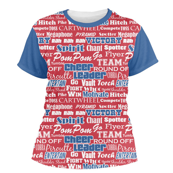 Custom Cheerleader Women's Crew T-Shirt