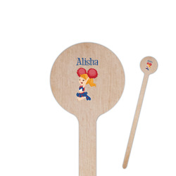 Cheerleader Round Wooden Stir Sticks (Personalized)